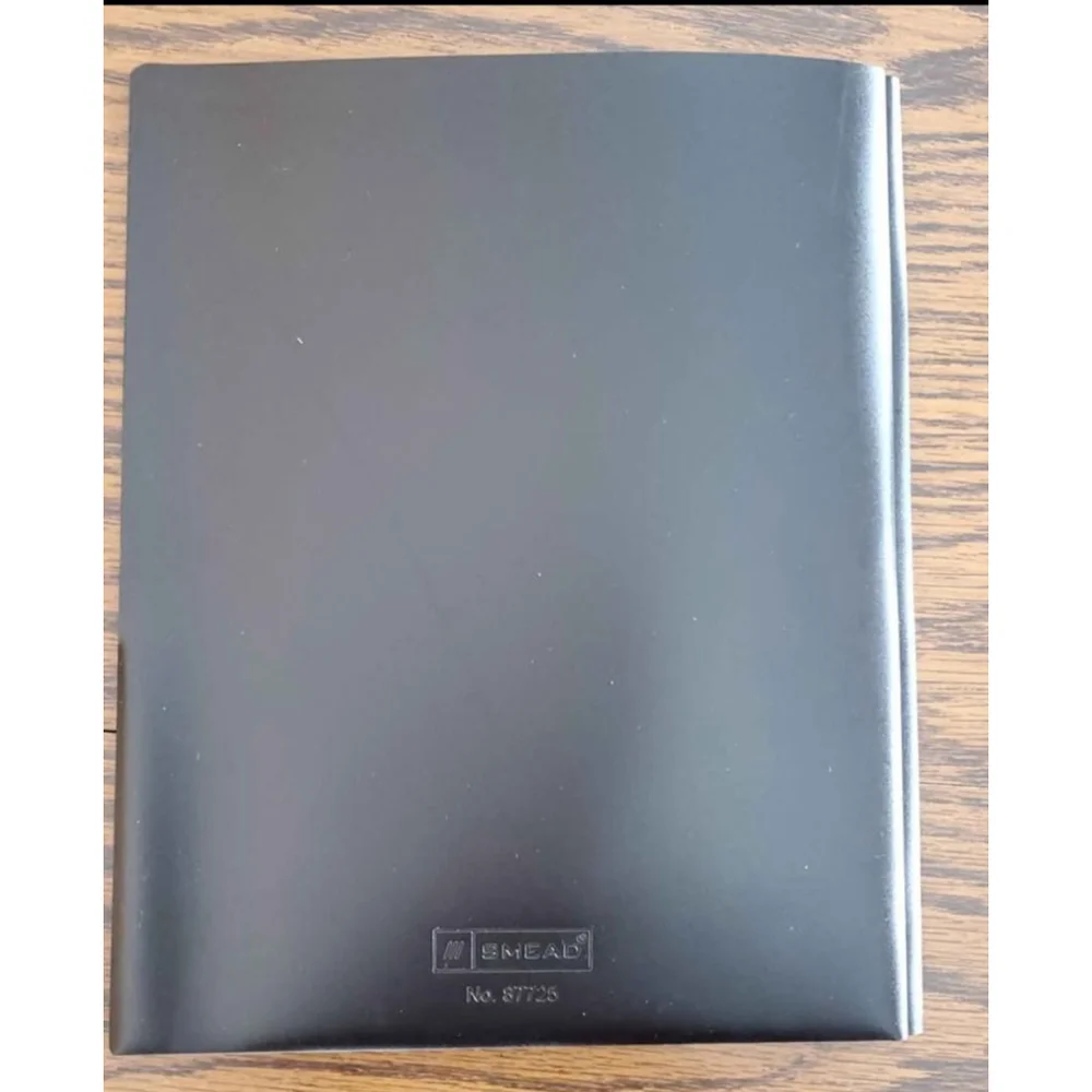 Smead Black Two-Pocket Folder w/Fasteners + Dividers Pack